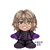 A chunky little chibi of Date from AI: The Somnium Files