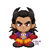 A chunky little chibi of Malroth from Dragon Quest Builders 2.