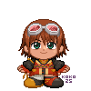 A chunky little chibi of Rita Mordio from Tales of Vesperia.