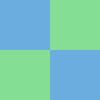 100 by 100 pixel green and blue checker tile