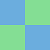 50 by 50 pixel green and blue checker tile