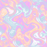 A pastel, psychedelic marble pattern tile