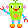 A little green robot