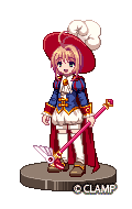 Sakura from CCS in her prince costume